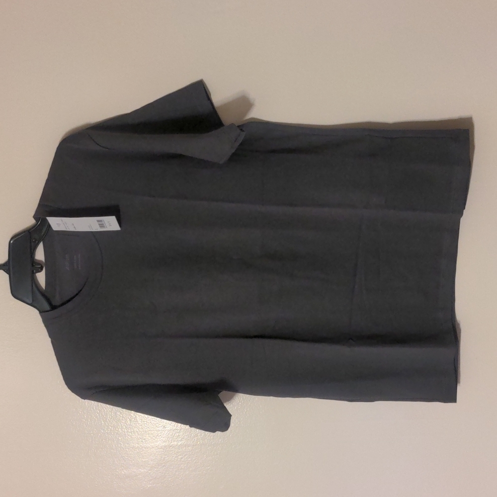 Airism cotton crew neck s/s tshirts dark gray